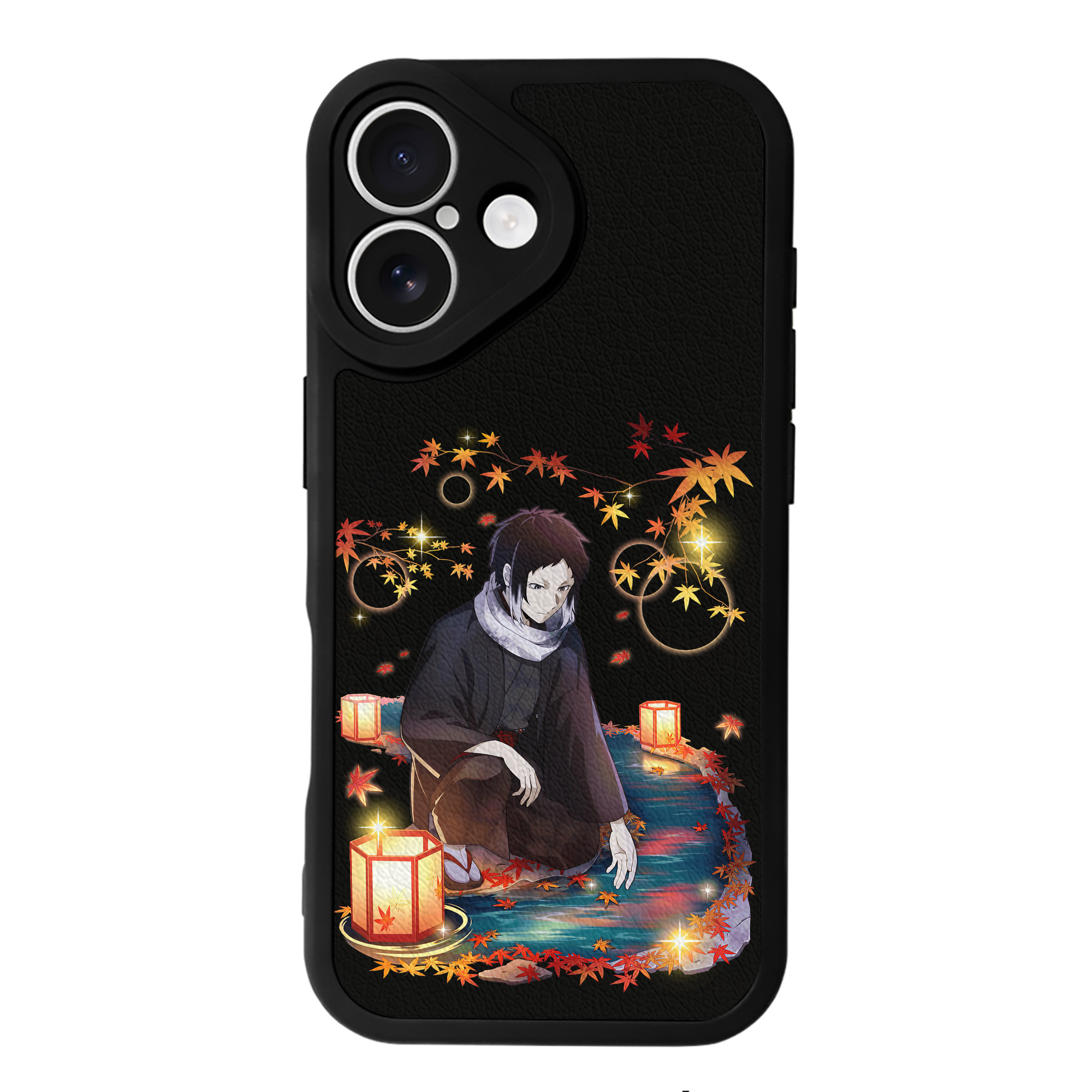 （画像用） 文豪ストレイドッグス Bungo Stray Dogs 【iPhone 16シリーズ対応】シリコンスマホケース（レザー調） 材質：シリコン